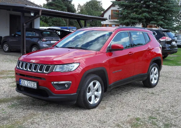 samochody osobowe Jeep Compass cena 79900 przebieg: 106000, rok produkcji 2018 z Białystok